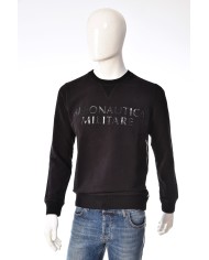 AERONAUTICA MILITARE Felpa Uomo A-TI Maglia Cotone Girocollo Gialla...