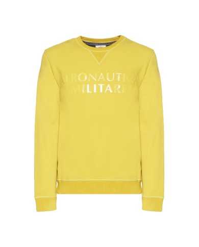 AERONAUTICA MILITARE Felpa Uomo A-TI Maglia Cotone Girocollo Gialla... AERONAUTICA MILITARE Felpa Uomo A-TI Maglia Cotone Girocollo Gialla...