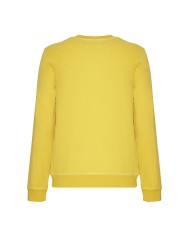 AERONAUTICA MILITARE Felpa Uomo A-TI Maglia Cotone Girocollo Gialla...