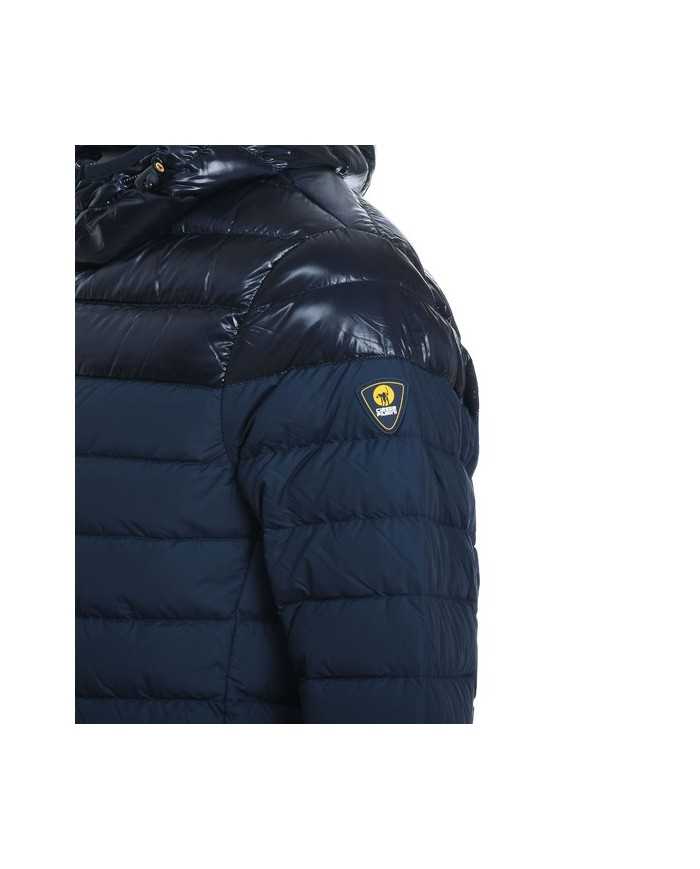 CIESSE Piumino Uomo Franklin N5210D A-TI Giacca Cappuccio Nero Blu ...