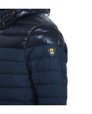 CIESSE Piumino Uomo Franklin N5210D A-TI Giacca Cappuccio Nero Blu ...