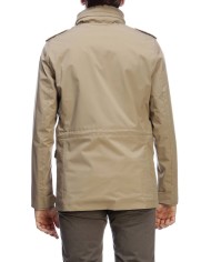 MUSEUM Giacca Uomo Fresh Impermeabile Cappuccio Estraibile Blu Beig...