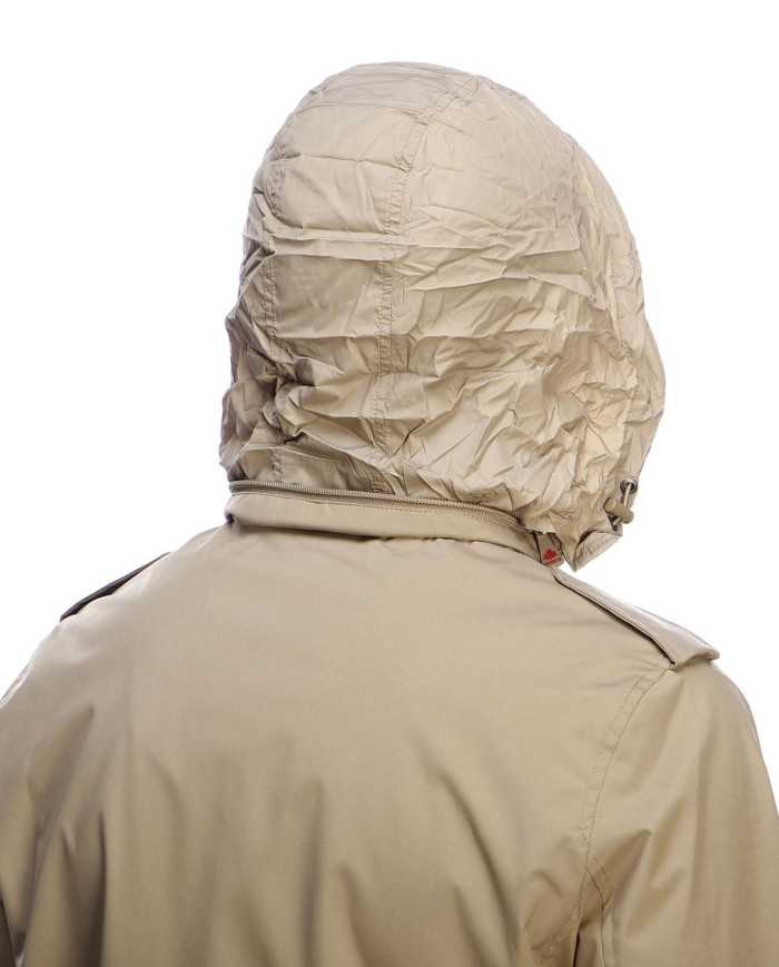 MUSEUM Giacca Uomo Fresh Impermeabile Cappuccio Estraibile Blu Beig...