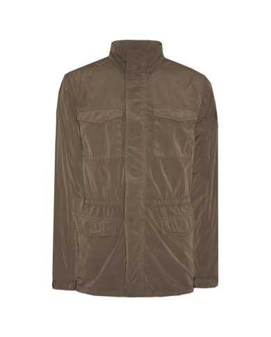 giacca field marrone uomo con quattro tasche e collo alto | HOMEWARD giacca field marrone uomo con quattro tasche e collo alto | HOMEWARD