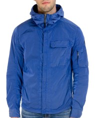 giacca a vento royal da uomo con logo gommato in ricamo | HOMEWARD