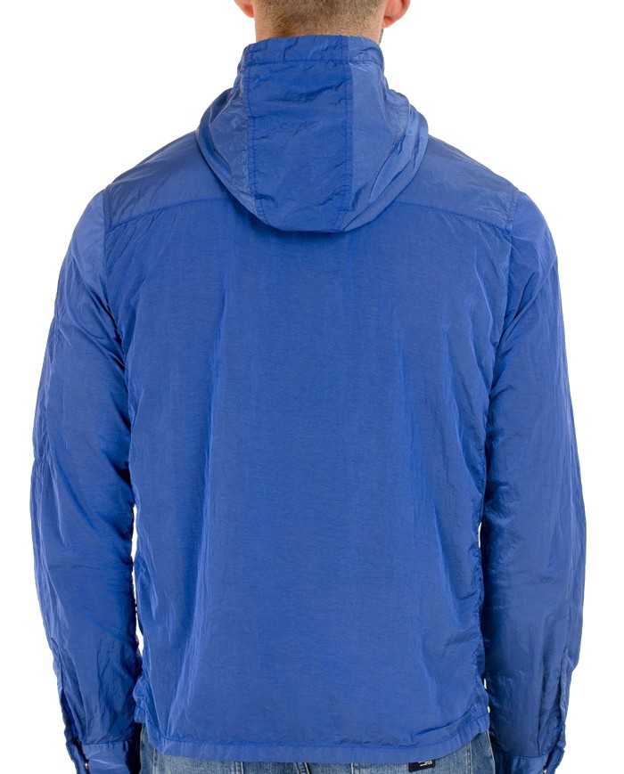 giacca a vento royal da uomo con logo gommato in ricamo | HOMEWARD