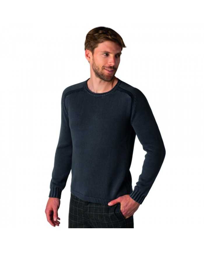 HOMEWARD Maglia Uomo A-TI Maglione Cotone Girocollo Marrone Blu Nuo... HOMEWARD Maglia Uomo A-TI Maglione Cotone Girocollo Marrone Blu Nuo...