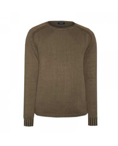 HOMEWARD Maglia Uomo A-TI Maglione Cotone Girocollo Marrone Blu Nuo... HOMEWARD Maglia Uomo A-TI Maglione Cotone Girocollo Marrone Blu Nuo...