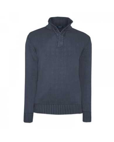 HOMEWARD Maglia Uomo A-TI Maglione Lupetto Bottoni Cotone Blu Nuovo... HOMEWARD Maglia Uomo A-TI Maglione Lupetto Bottoni Cotone Blu Nuovo...