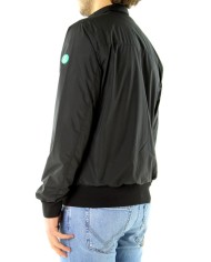 giacca leggera blue black da uomo con logo stampato | SAVE THE DUCK giacca leggera blue black da uomo con logo stampato | SAVE THE DUCK