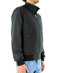 giacca leggera blue black da uomo con logo stampato | SAVE THE DUCK giacca leggera blue black da uomo con logo stampato | SAVE THE DUCK