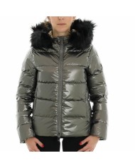 CIESSE Piumino Donna Katiusha A-TI Giacca Lucido Pelliccia Nero Ver... CIESSE Piumino Donna Katiusha A-TI Giacca Lucido Pelliccia Nero Ver...