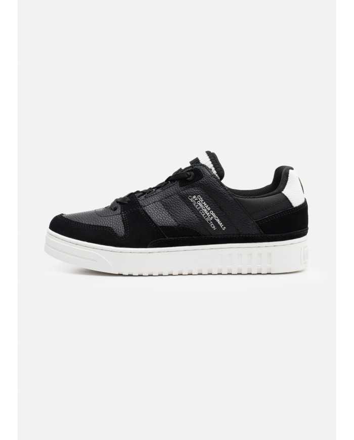 sneakers nere da uomo con inserti bicolor e costine e loghi | COLMAR sneakers nere da uomo con inserti bicolor e costine e loghi | COLMAR