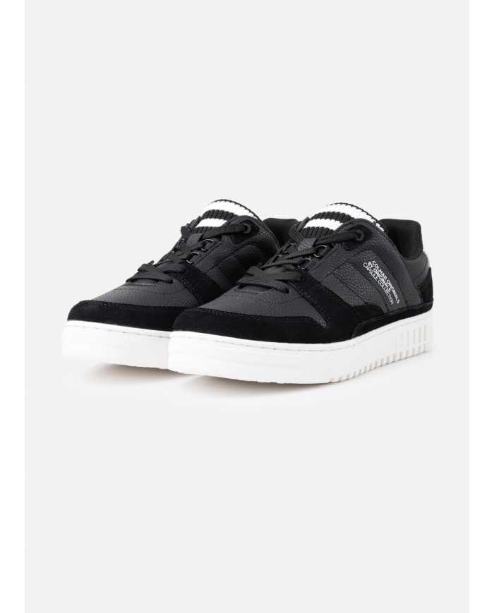 sneakers nere da uomo con inserti bicolor e costine e loghi | COLMAR sneakers nere da uomo con inserti bicolor e costine e loghi | COLMAR
