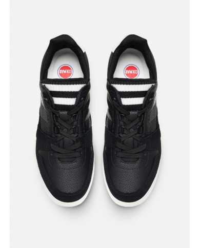 sneakers nere da uomo con inserti bicolor e costine e loghi | COLMAR sneakers nere da uomo con inserti bicolor e costine e loghi | COLMAR