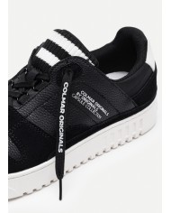 sneakers nere da uomo con inserti bicolor e costine e loghi | COLMAR