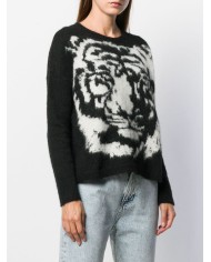 LIU JO Maglia Donna A-TI Maglione Girocollo Alpaca Lana Tigre Nero ... LIU JO Maglia Donna A-TI Maglione Girocollo Alpaca Lana Tigre Nero ...