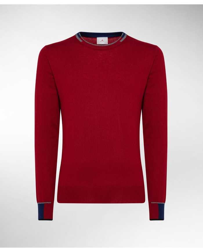 PEUTEREY Maglia Uomo Marlon A-TI Maglioncino Lana Rosso Blu Nero Gr... PEUTEREY Maglia Uomo Marlon A-TI Maglioncino Lana Rosso Blu Nero Gr...