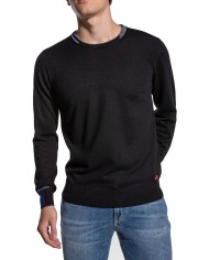 PEUTEREY Maglia Uomo Marlon A-TI Maglioncino Tricot Slim Lana Nero ... PEUTEREY Maglia Uomo Marlon A-TI Maglioncino Tricot Slim Lana Nero ...