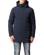 giaccone maverick nero da uomo foderato ripstop | PEUTERY