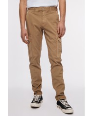 pantaloni cargo sabbia uomo con label logata | ROY ROGER'S pantaloni cargo sabbia uomo con label logata | ROY ROGER'S