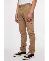 pantaloni cargo sabbia uomo con label logata | ROY ROGER'S pantaloni cargo sabbia uomo con label logata | ROY ROGER'S