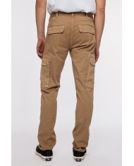 pantaloni cargo sabbia uomo con label logata | ROY ROGER'S pantaloni cargo sabbia uomo con label logata | ROY ROGER'S