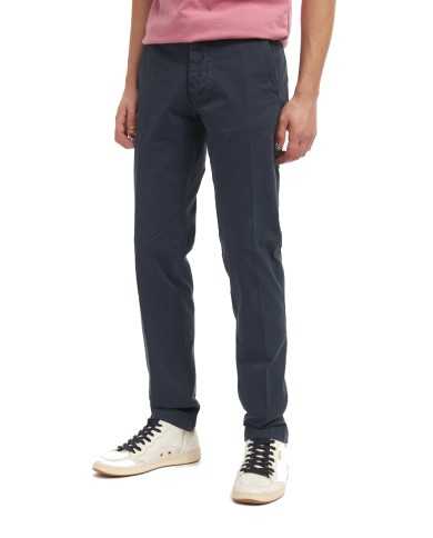 pantaloni zaffiro scuro da uomo con bottoni | BLAUER pantaloni zaffiro scuro da uomo con bottoni | BLAUER