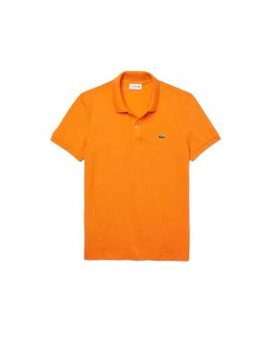 polo arancione da uomo con logo ricamato davanti | LACOSTE polo arancione da uomo con logo ricamato davanti | LACOSTE