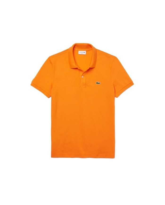 polo arancione da uomo con logo ricamato davanti | LACOSTE polo arancione da uomo con logo ricamato davanti | LACOSTE