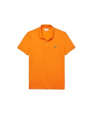polo arancione da uomo con logo ricamato davanti | LACOSTE polo arancione da uomo con logo ricamato davanti | LACOSTE