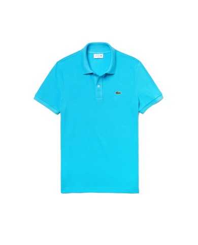 polo turchese da uomo con logo ricamato davanti | LACOSTE polo turchese da uomo con logo ricamato davanti | LACOSTE