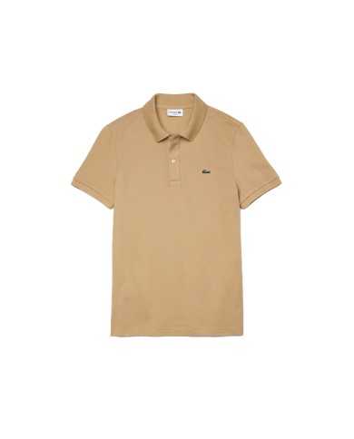 polo beige da uomo con logo ricamato davanti | LACOSTE polo beige da uomo con logo ricamato davanti | LACOSTE