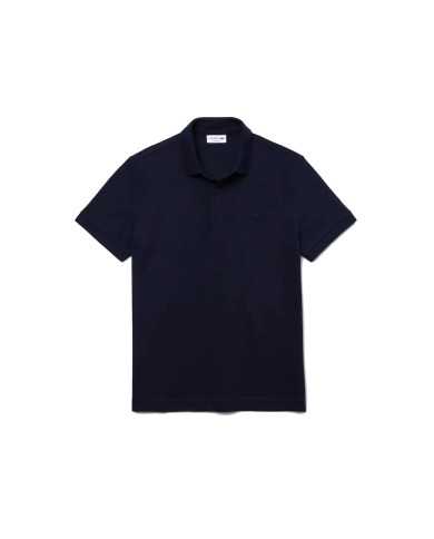polo bleu marine da uomo con bordo maniche a costine | LACOSTE polo bleu marine da uomo con bordo maniche a costine | LACOSTE