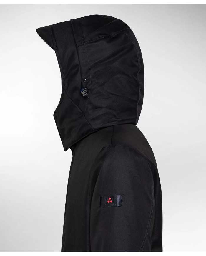 giacca blu da uomo con capuccio a visiera e collo alto | PEUTEREY giacca blu da uomo con capuccio a visiera e collo alto | PEUTEREY