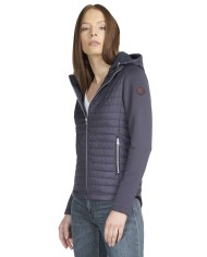 MUSEUM Giacca Donna Planar Impermeabile Trapuntata Cappuccio Nera B...