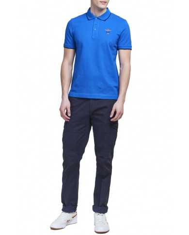 AERONAUTICA MILITARE Polo Uomo PO1308 P-ES Cotone Bianca Celeste Nu... AERONAUTICA MILITARE Polo Uomo PO1308 P-ES Cotone Bianca Celeste Nu...