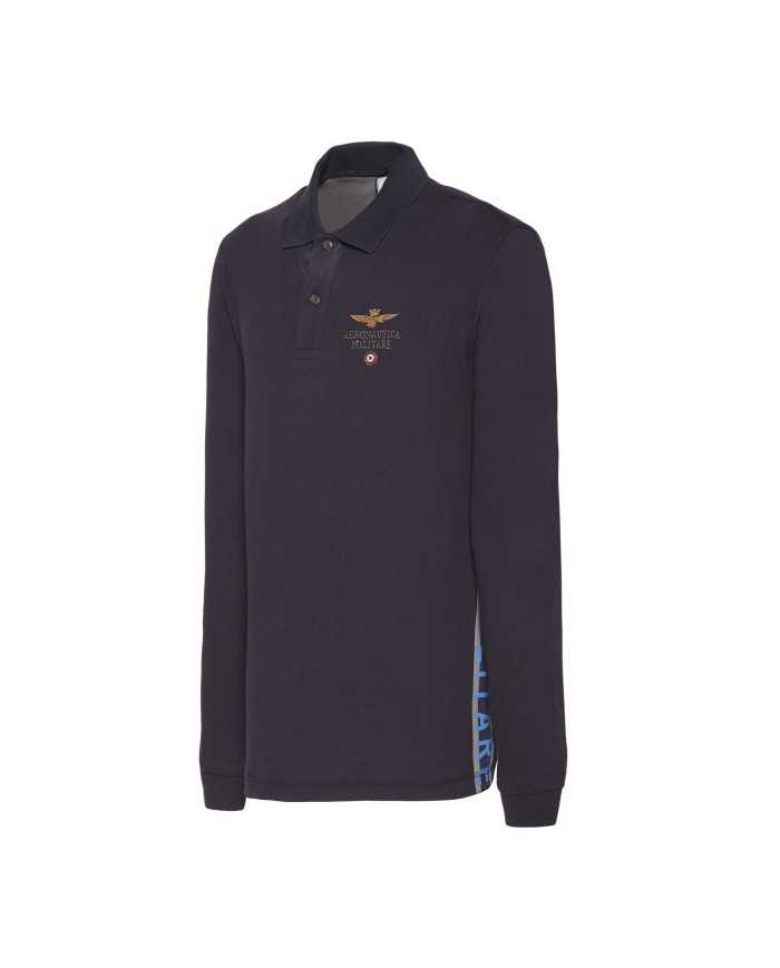 AERONAUTICA MILITARE Polo Uomo PO1370 A-TI Cotone Pique Blu Nera Ve... AERONAUTICA MILITARE Polo Uomo PO1370 A-TI Cotone Pique Blu Nera Ve...