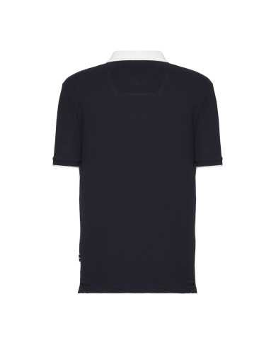 Polo blu navy uomo con ricami e logo | AERONATUTICA MILITARE Polo blu navy uomo con ricami e logo | AERONATUTICA MILITARE