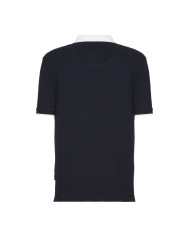 Polo blu navy uomo con ricami e logo | AERONATUTICA MILITARE Polo blu navy uomo con ricami e logo | AERONATUTICA MILITARE