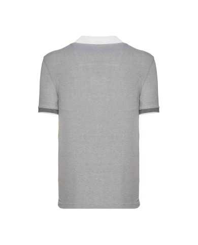 Polo grey/melange scuro uomo con ricami e logo | AERONATUTICA MILITARE Polo grey/melange scuro uomo con ricami e logo | AERONATUTICA MILITARE
