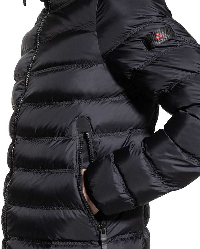 piumino blu grafite/blu uomo a collo alto e nastro portalogo | COLMAR piumino blu grafite/blu uomo a collo alto e nastro portalogo | COLMAR