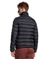 piumino blu grafite/blu uomo a collo alto e nastro portalogo | COLMAR piumino blu grafite/blu uomo a collo alto e nastro portalogo | COLMAR