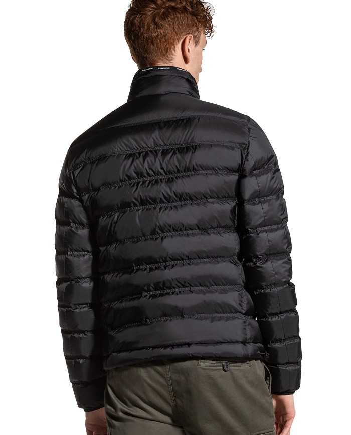 piumino nero da uomo a collo alo con nastro portalogo | COLMAR piumino nero da uomo a collo alo con nastro portalogo | COLMAR