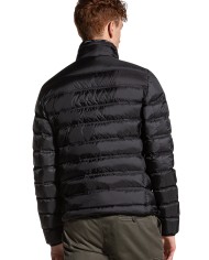 piumino nero da uomo a collo alo con nastro portalogo | COLMAR piumino nero da uomo a collo alo con nastro portalogo | COLMAR