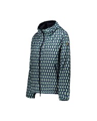 giacca print geo green/blue iris da uomo reversibile | CIESSE giacca print geo green/blue iris da uomo reversibile | CIESSE