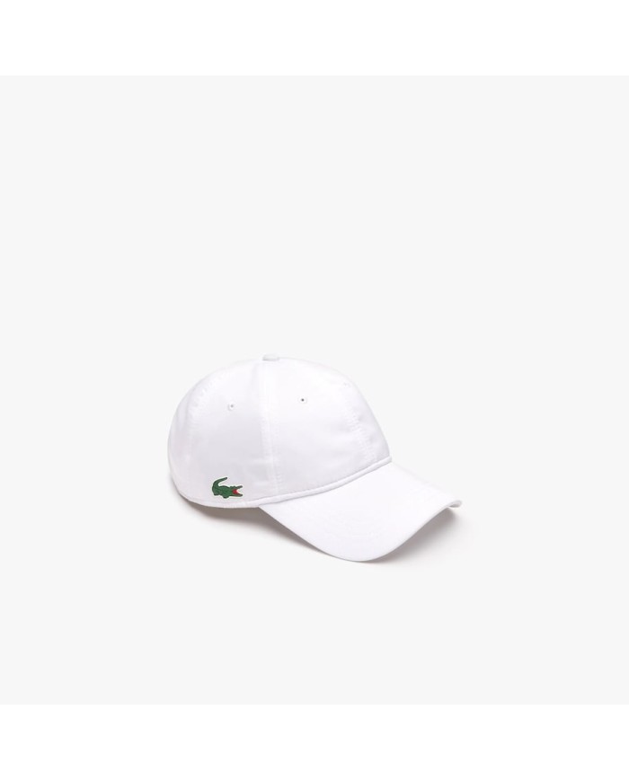 berretto bianco da uomo con impuntura e logo | LACOSTE berretto bianco da uomo con impuntura e logo | LACOSTE