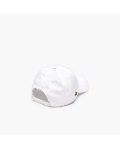berretto bianco da uomo con impuntura e logo | LACOSTE berretto bianco da uomo con impuntura e logo | LACOSTE