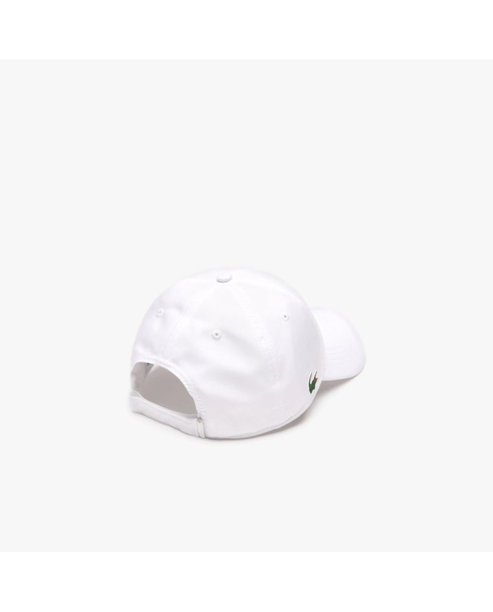 berretto bianco da uomo con impuntura e logo | LACOSTE berretto bianco da uomo con impuntura e logo | LACOSTE