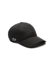 cappello con visiera nero da uomo con logo ricamo | LACOSTE cappello con visiera nero da uomo con logo ricamo | LACOSTE